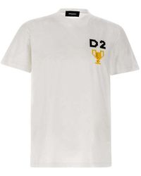 DSquared² - "cool Fit Tee" Cotton T-shirt - Lyst