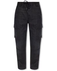 DIESEL - Cargo Fitted Trousers - Lyst