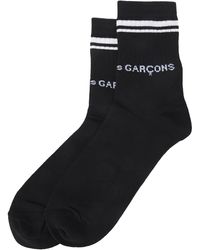 Comme des Garçons Comme Des Garcons Homme Plus Logo-print Socks - Black