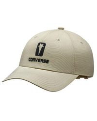 Rick Owens DRKSHDW X Converse Logo Printed Baseball Cap - Natural