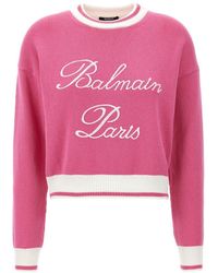 Balmain - ' Signature' Sweater - Lyst