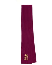 Etro - Wraparound Style Ribbed-knit Scarf - Lyst