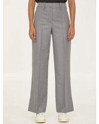 Loewe - High-waist Tailored Trousers - Lyst