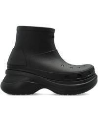 Balenciaga Crocs Rubber Boots in White | Lyst Balenciaga Crocs Rubber Boots in White | Lyst