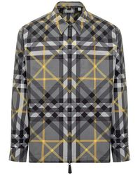 Burberry - Exaggerated Check Shirt - Lyst