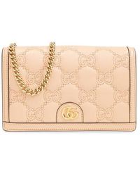 Gucci - Quilted Wallet On Chain, - Lyst