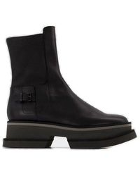 Robert Clergerie - Round-toe Ankle Boots - Lyst