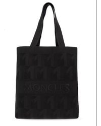 Moncler - Black Nylon Blend Bag - Lyst