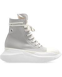 Rick Owens - Abstract High-top Lace-up Sneakers - Lyst