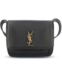 Saint Laurent - Niki Logo Plaque Satchel Bag - Lyst