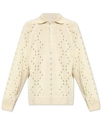 Givenchy - Lacy Sweater With A Collar, - Lyst