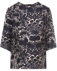 Max Mara Printed Top - Blue