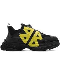 Balenciaga - Triple S Tape Type Lace-Up Sneakers - Lyst