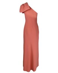 Elie Saab - Crystal Embellished Bow Long Dress - Lyst