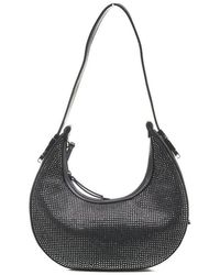 Liu Jo - Medium Embellished Logo Plaque Shoulder Bag - Lyst