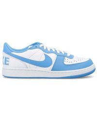 Nike - Terminator Low "white/university Blue" Lace-up Sneakers - Lyst