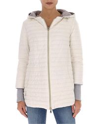 Herno Reversible Hooded Down Coat - White