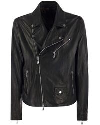 Tagliatore - Leather Jacket - Lyst