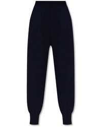 Fendi Slim Fit Knit Jogging Pants - Blue
