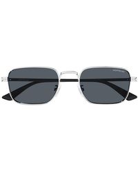 Montblanc - Rectangular Frame Sunglasses - Lyst