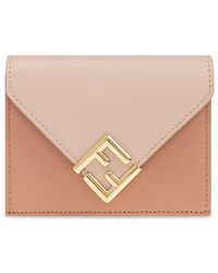Fendi - Ff Diamonds Tri-Fold Wallet - Lyst