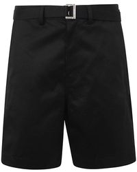 Sacai - Cotton Chino Shorts - Lyst