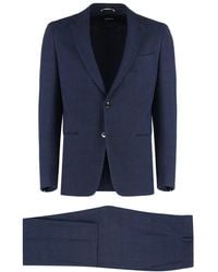 BOSS - Buttoned Two Pieces Suit - Lyst