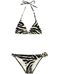 Tom Ford - Zebra Print Halterneck Bikini Set - Lyst