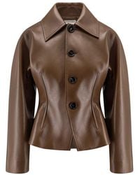 Bottega Veneta - Leather Jacket - Lyst