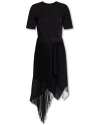 Givenchy - Black Dress With Logo - Lyst