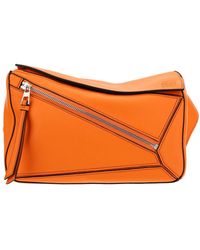 Loewe Puzzle Small Belt Bag - Orange