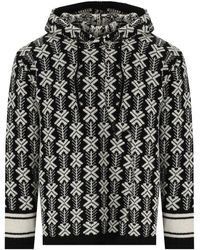 C.P. Company - And Jacquard Hooded Jumper - Lyst