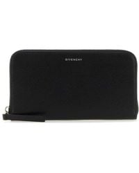 Givenchy - Logo Lettering Long Zipped Wallet - Lyst