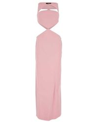 Versace - Cut-out Detailed Sleeveless Maxi Dress - Lyst