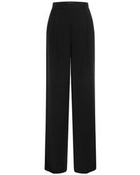 Max Mara Studio - Pallida Wide Trousers With Pence - Lyst