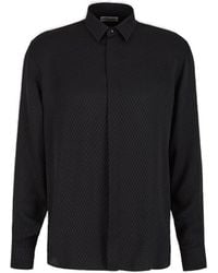 Saint Laurent - Buttoned Long-sleeved Shirt - Lyst