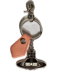 Vivienne Westwood - Orb Logo-Plaque Keyring - Lyst