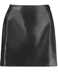 Stand Studio - Vegan Leather Mini Skirt - Lyst