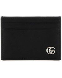 【Gucci】 GG Marmontレザーカードホルダー GUCCI グッチ カードケース レディース GGマーモント レザー