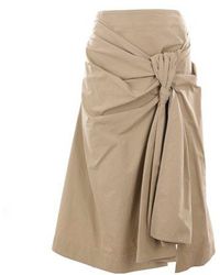 Bottega Veneta - Skirt With Draping - Lyst