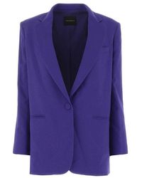 ANDAMANE - Single-Breasted Tailored Blazer - Lyst
