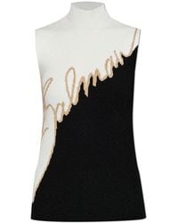 Balmain - Ribbed Top - Lyst