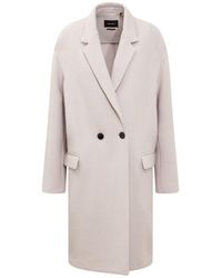 Isabel Marant - Double-breasted Long-sleeved Coat - Lyst