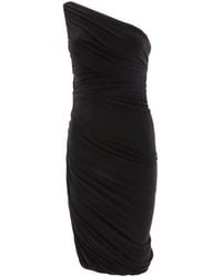 Norma Kamali - Diana One-shoulder Stretch-woven Maxi Dress - Lyst