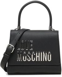 Love Moschino - Logo-Lettering Top Handle Bag - Lyst