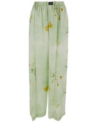 Balenciaga - Floral Trousers - Lyst