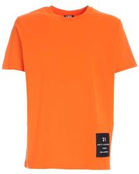 Karl Lagerfeld - Logo Patch Crewneck T-Shirt - Lyst
