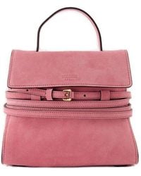 Moschino - Small Tie Me Foldover Top Tote Bag - Lyst