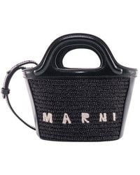 Marni - Tropicalia Interwoven Micro Tote Bag - Lyst