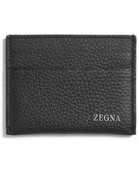 ZEGNA - Deerskin Card Case - Lyst